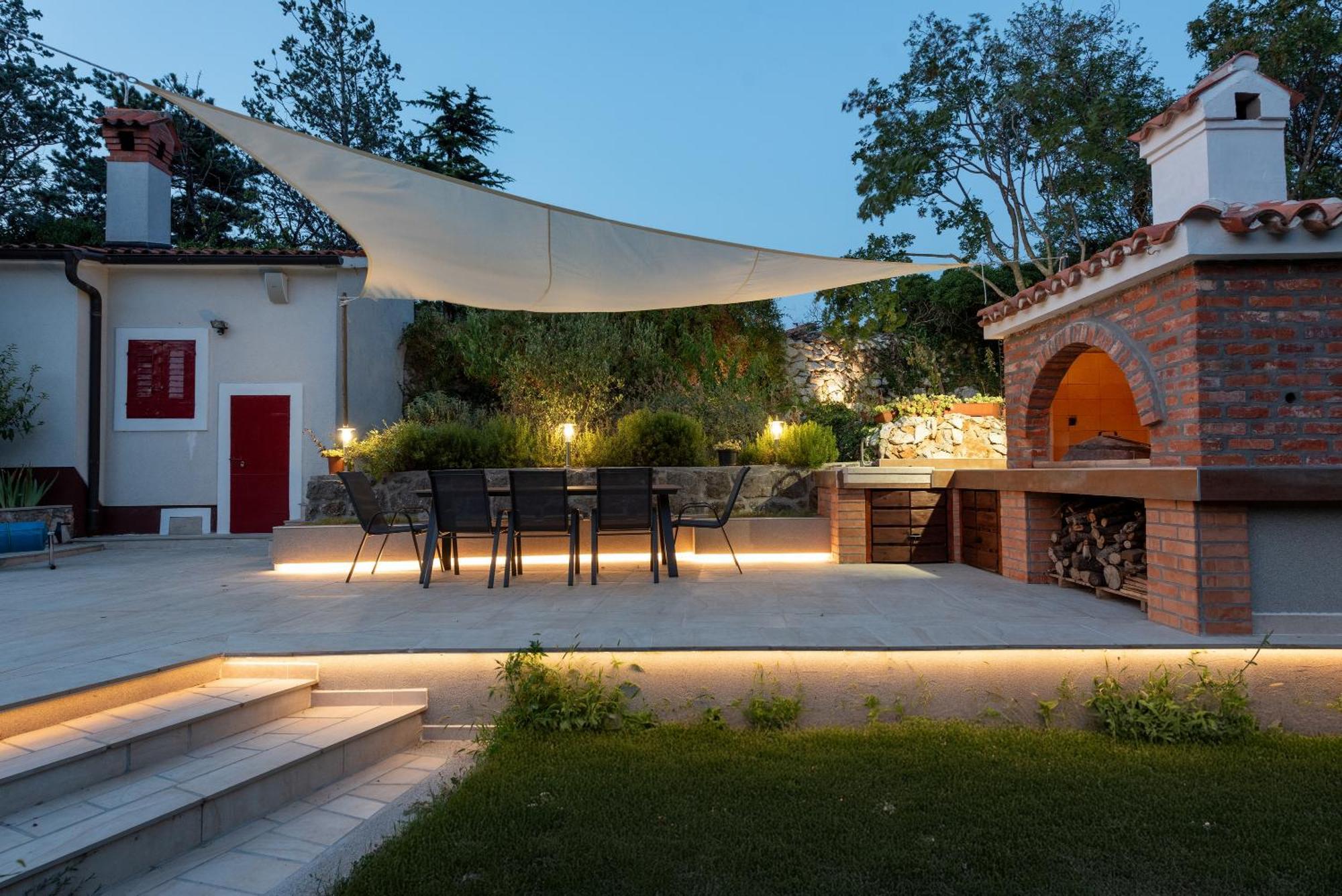 Garden Villa Hreljin Exterior foto