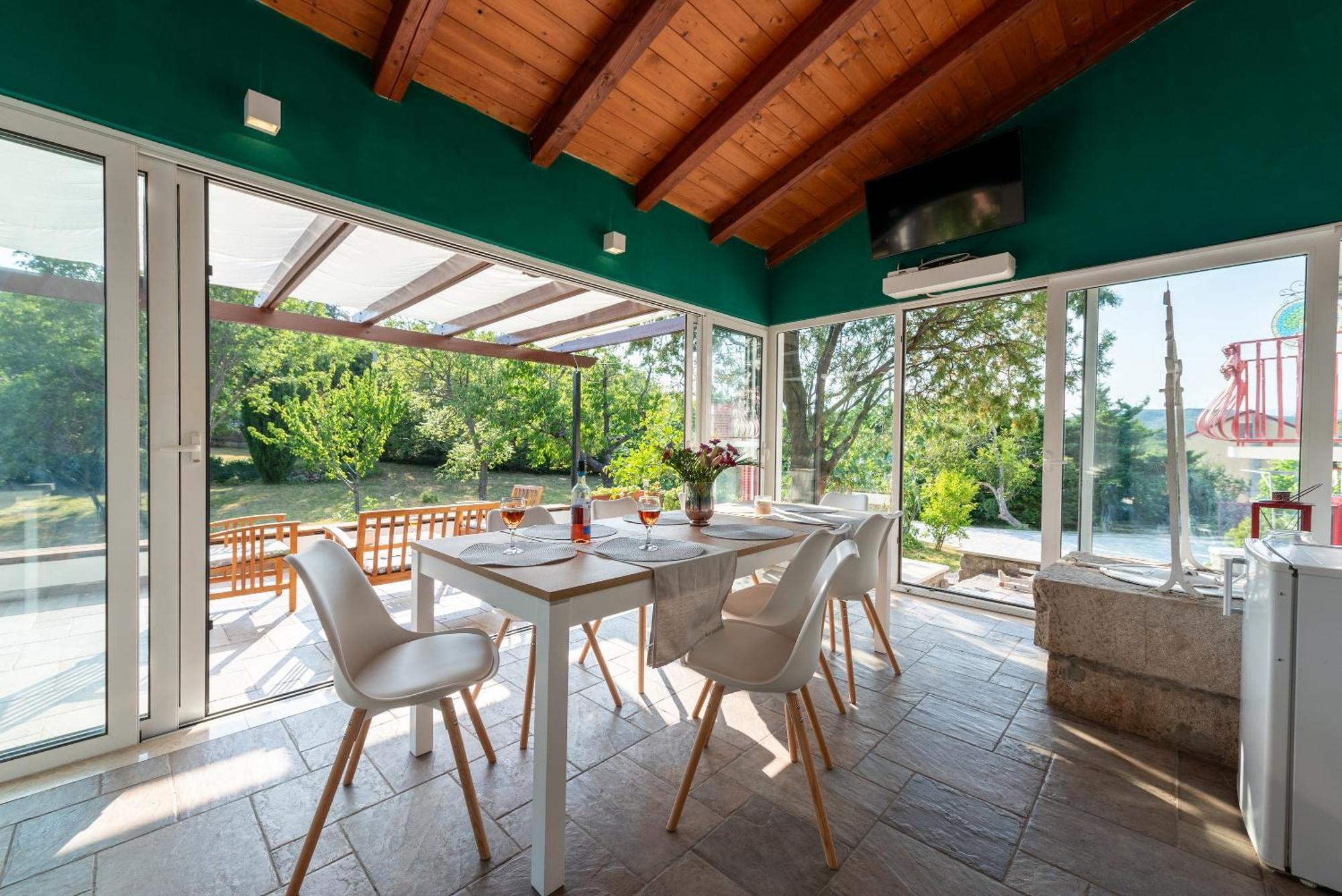 Garden Villa Hreljin Exterior foto