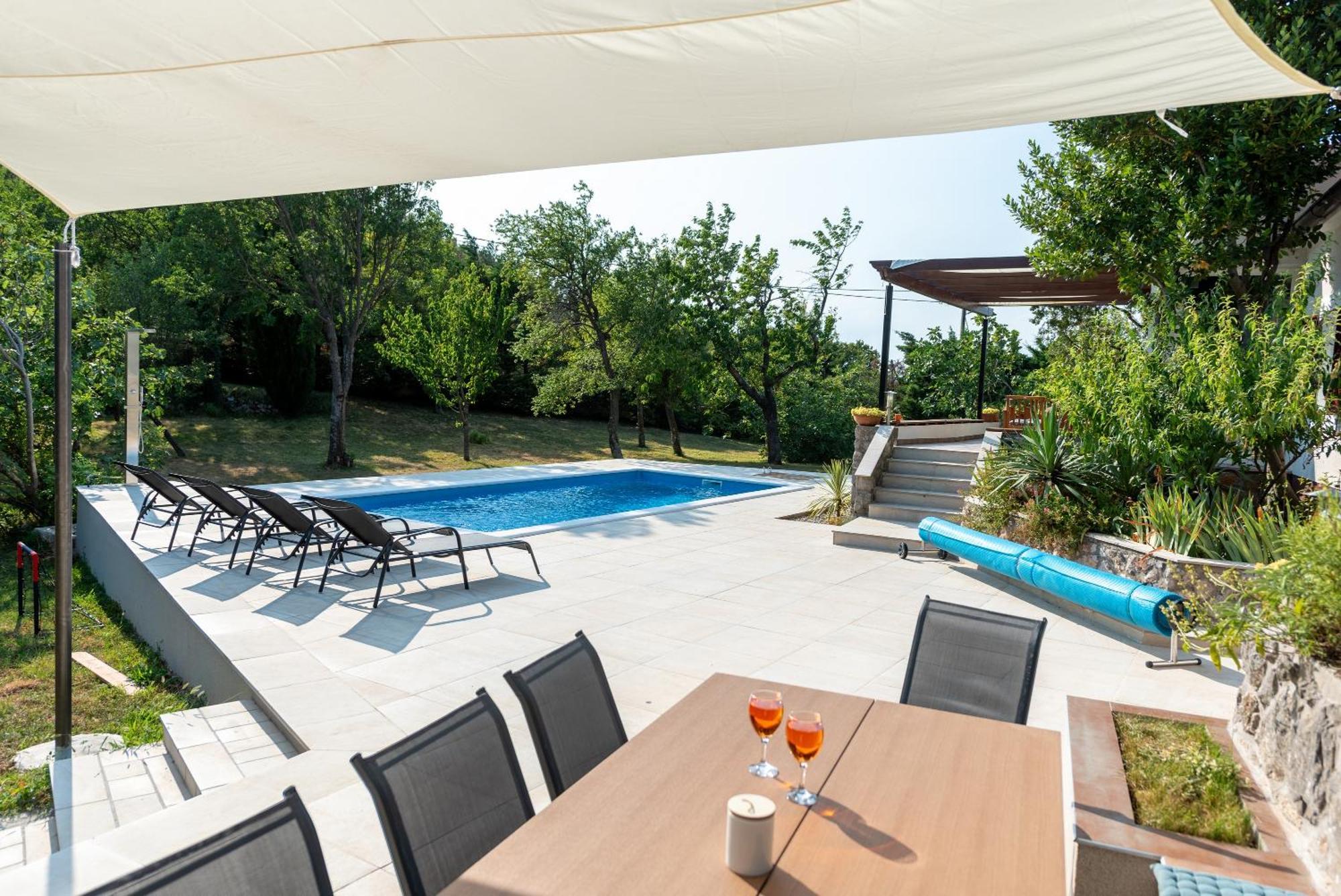 Garden Villa Hreljin Exterior foto