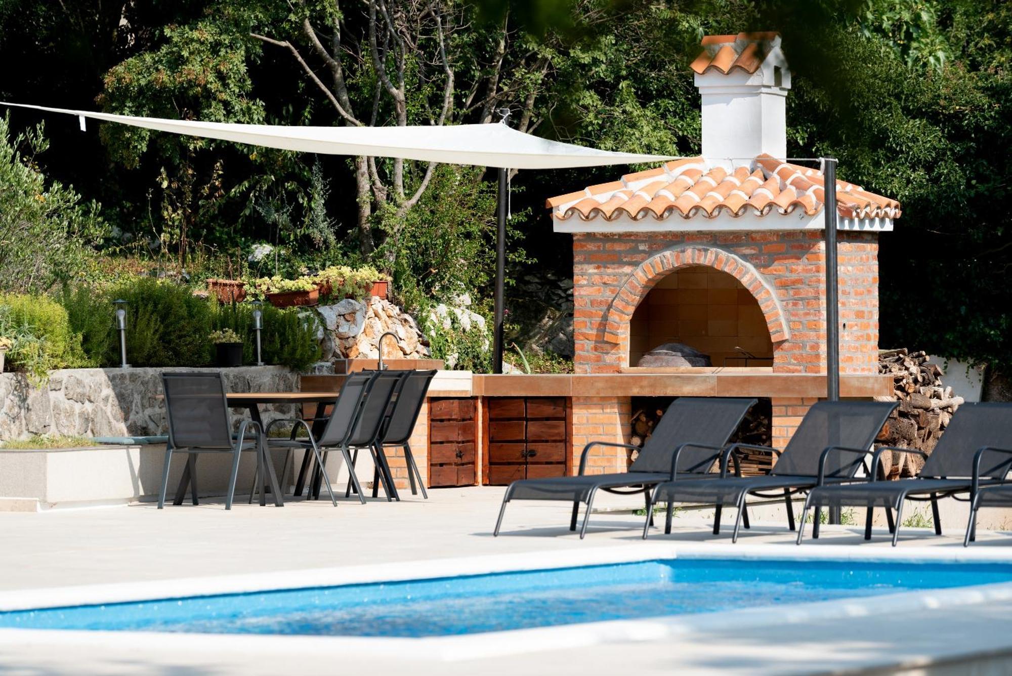 Garden Villa Hreljin Exterior foto